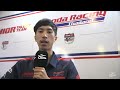 Jakkreephat Phuettisan  (Honda Racing Thailand) quotes after Misano round. FIM Junior™ WCh.