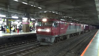 【貨物】金太郎EH500-18　コンテナ輸送　大宮駅通過