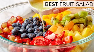 HOW TO MAKE THE BEST FRUIT SALAD | easy recipe