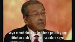 BBC HARDTalk - Dr. Mahathir 3/3