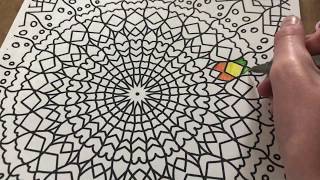 #10minskills - Making mandala colouring pages with MirrorMe #stayathome