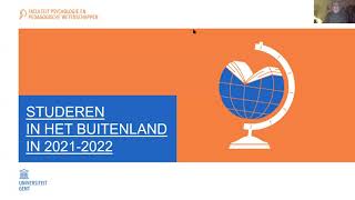 Infosessie 1 december: Naar het buitenland in 2021-2022 / FPPW