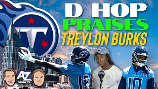 DeAndre Hopkins doubles down on the Titans' belief in "slept-on" WR Treylon Burks