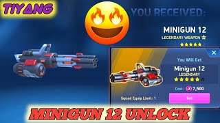 Let's Unlock Minigun 12 Ultimate Weapon | Minigun 12 Gameplay - Mech Arena