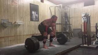 Andrew Hause- 670lbs x 7 raw stop and go deadlift PR @20/yo 238lbs BW