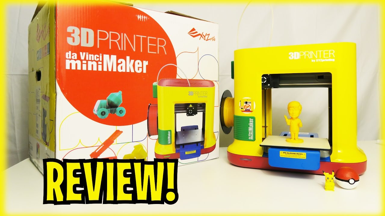 Unboxing Da Vinci Minimaker 3d Printer By Xyz Printing Full Review