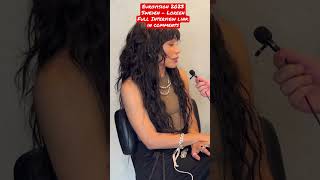 Eurovision 2023 - Short Interview- Sweden - Loreen - Tattoo