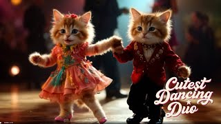 Cutest Dancing Duo Kittens Set the Dance Floor on Fire! 🔥🐾