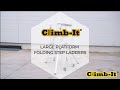 Climb It Large Platform Folding Step Ladders | Access Equipment Direct2U