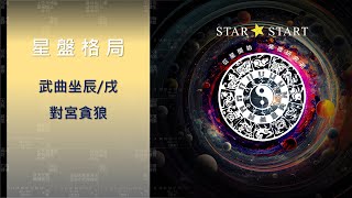 武曲坐辰/戌，對宮貪狼 (從星開始 紫微研究苑)