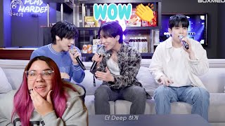 BTOB Covers - Hyunsik | 'Moondance' 'Feeling Good' + 'Blue Moon' W/ N.Flying Members Reaction!