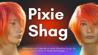 Pixie Shag Haircut and Style | Step by Step