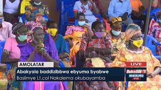 #Agataliikonfuufu: Abakyala baddiziddwa ebyuma byabwe. Basiimye Lt.col. Nakalema okubayamba.