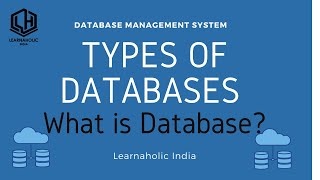 What are the different types of databases in DBMS?