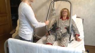 Demonstration of the Handi Move Wall Lift for Disabled Individuals