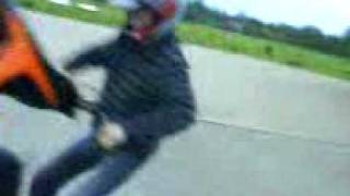 Honda dio stunt fail