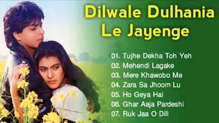 Dilwale Dulhania Le Jayenge Movie All Songs | Romantic Song | Shahrukh Khan, Kajol | Evergreen Music