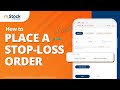 How to Place Stop Loss Orders on mStock | Easy Guide to Stop Loss Buy/Sell & Advance Orders