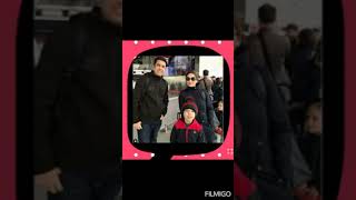 iqrar ul hassan and his wife Qurat ul Ain and his son in New york