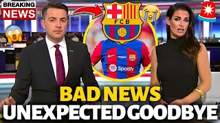 🚨 🚨 JUST NOW😰 OH MY LORD😭 BARCELONA STAR OUT 😱 MADNESS IN DRESSING ROOM🔥🔥 BARCELONA NEWS TODAY!