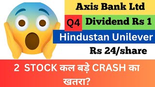 Axis bank Q4 2024 results | HUL Q4 results 2024 | HUL Share News | HUL Share Dividend |