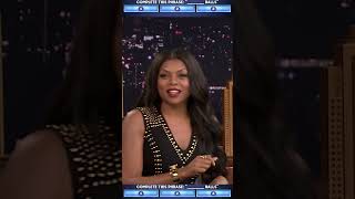 #TarajiPHenson is determined to beat Jimmy in Fast Family Feud! #shorts