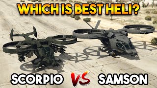 GTA 5 AVATAR HELICOPTERS : SCORPIO VS SAMSON (WHICH IS BEST?)