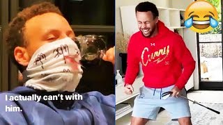 Stephen Curry Enjoys FUNNY FAMILY TIME During Lockdown!