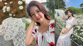 [ENG] 플라워 가득가득한 여름 패션 하울 🌼 #로맨틱 #여신룩 #제작원피스 Summer Fashion haul 🌸