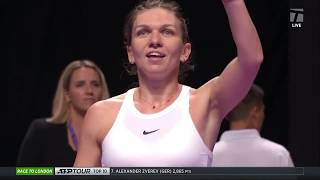 Tennis Channel Live: Simona Halep Battles Past Bianca Andreescu In 2019 WTA Finals