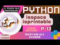 Python String Method isspace and isprintable [PY#44] [LEC#46]