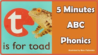 Kids Read Aloud:  T is for Toad🔠 | ABC Phonics Animal Books | Learn to Read Letter Sounds Series K-2