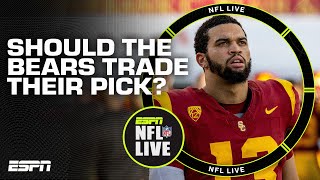 The Bears should LISTEN to calls for Caleb Williams! + Drake Maye OVER Jayden Daniels? 👀 | NFL Live