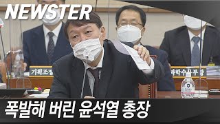 폭발해 버린 윤석열 총장  “중상모략은 제가 쓸수 있는 가장 점잖은 단어”  [Newster-원본]