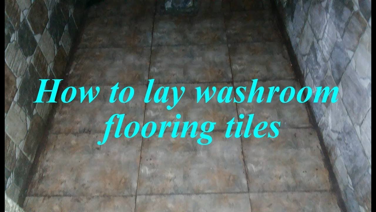 How To Tile A Small Bathroom Floor DIY Bath Remodel L How To Tile A ...