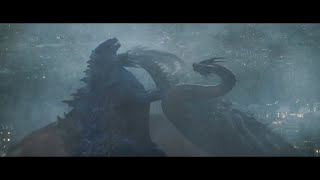 Godzilla vs Ghidorah/Mothra vs Rodan (w/less humans) I Godzilla: King of the Monsters [HD]