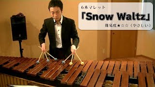 【マリンバ】6本マレット「Snow Waltz」