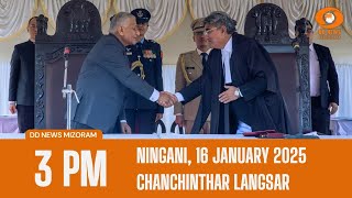 DD News Mizoram Chanchinthar Langsar | 16 January 2025 | 3:00 PM