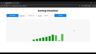 Sorting Visualizer Using REACT (Vite)