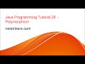 Java Programming Tutorial #28 -Polymorphism in Java