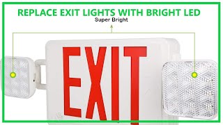 Replace Emergency Exit Signs and Lights