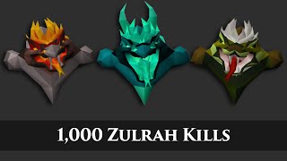 Loot from 1,000 Zulrah Kills