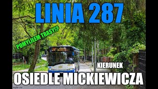 ZKM Gdynia - linia 287: kierunek Osiedle Mickiewicza (czy w końcu pomyliłem trasy?)