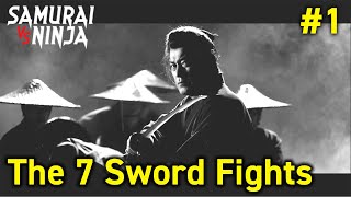 The 7 sword fights  Full Episode 1 | SAMURAI VS NINJA | English Sub