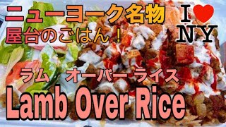 【ニューヨーク名物】屋台で食べよう・B級グルメのラムオーバーライス・ハラルフードです