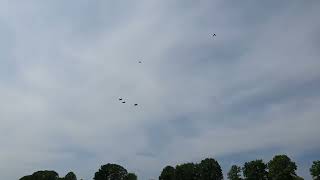 Memorial Day Margraten , missing man formation 2023.