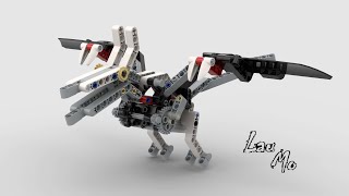 #4【Lau Mo】LEGO EV3 Dinosaur《Pterosaur 翼龍》building instructions of 45544 MINDSTORMS  Core Set