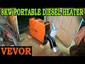 VEVOR 8KW Portable Diesel Heater Set up & Test