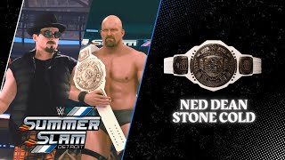 Ned Dean vs Stone Cold || Intercontinental Champion || WWE 2k24 || Universe Mode || #015