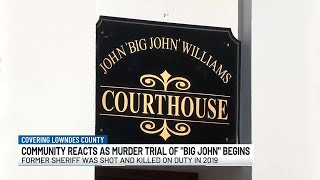 Lowndes County sheriff discusses former sheriff’s killing as trial begins